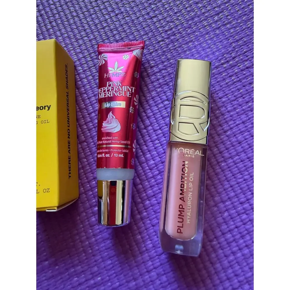 Makeup Lot Tarte Maracuja, Cake Theory, Hempz, Loreal Lip Oil Balm NEW Bundle